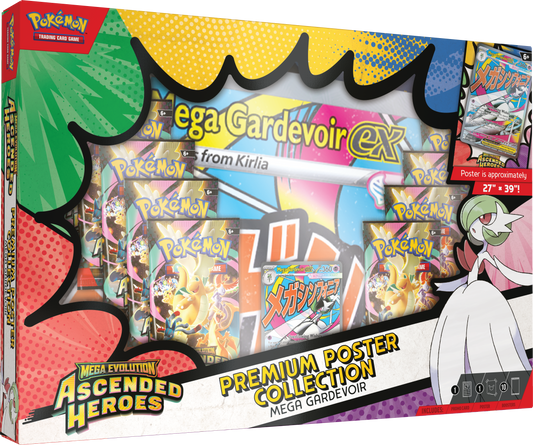 Premium Poster Collection Gardevoir Ascended Heroes - ESPAÑOL - Megaevolution Pokemon TCG